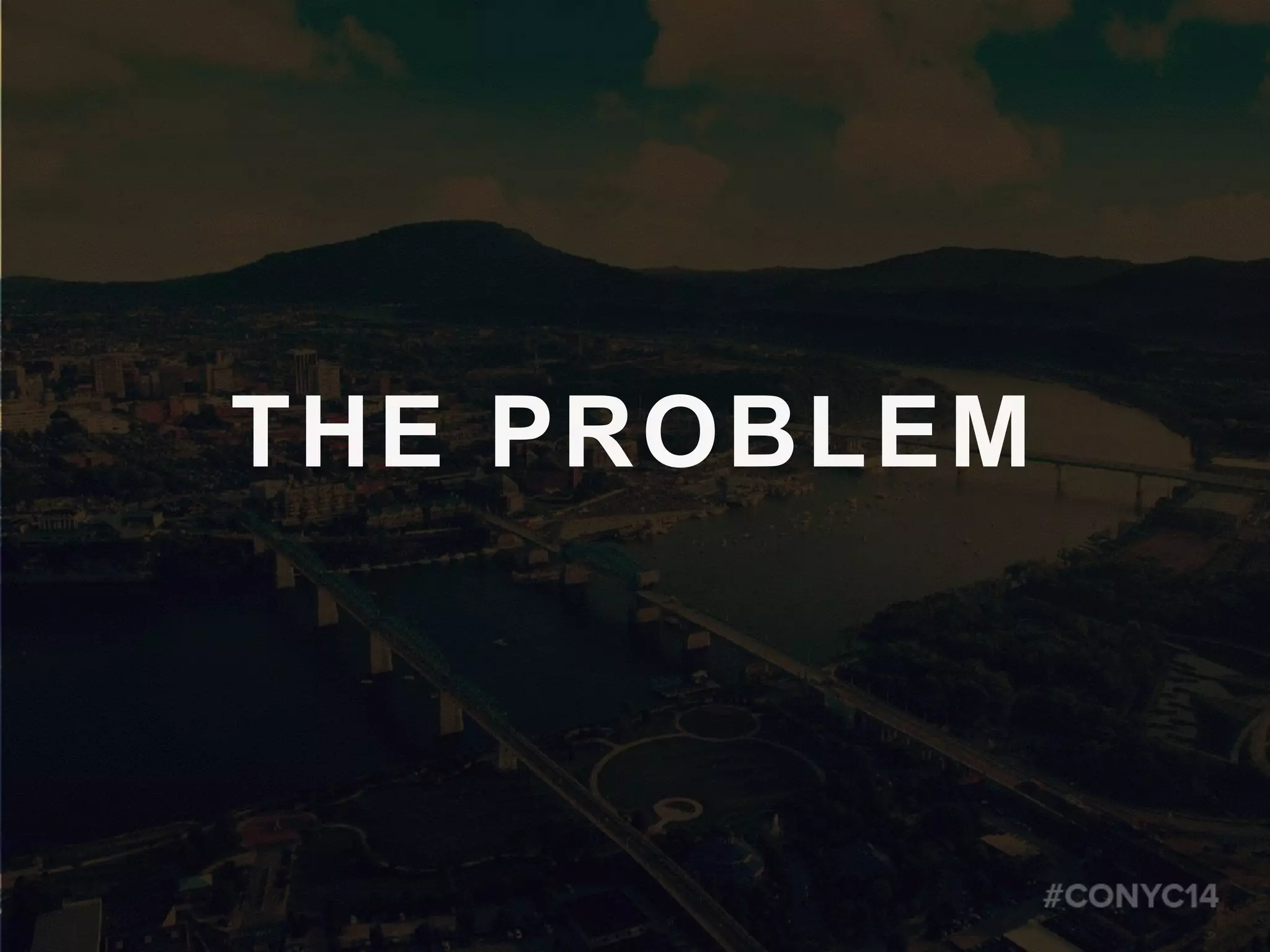 THE PROBLEM
 