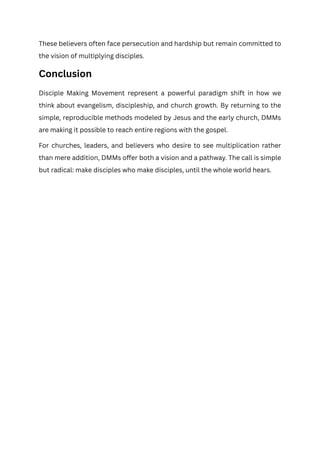Disciple Making Movements Explained: A Guide to Global Church ...