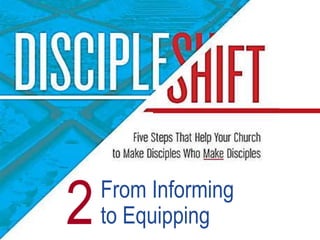 From Informing
to Equipping2
 