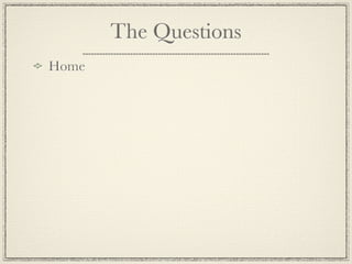The Questions
Home
 