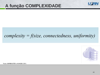 4040
A função COMPLEXIDADE
Fonte: ARMBRUSTER e HUNGER, 2013.
 
