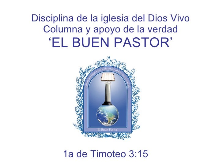 Disciplina De La Iglesia Del Dios Vivo Columna