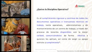 Presentacion informativa Disciplina Operativa 2023 | PDF
