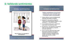 6: Validando sentimientos
 