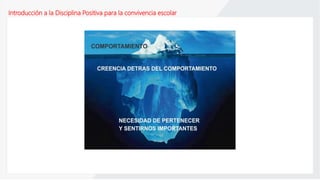Introducción a la Disciplina Positiva para la convivencia escolar
 