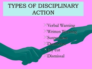 Disciplinary | PPT