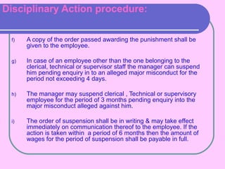 Disciplinary action | PPT