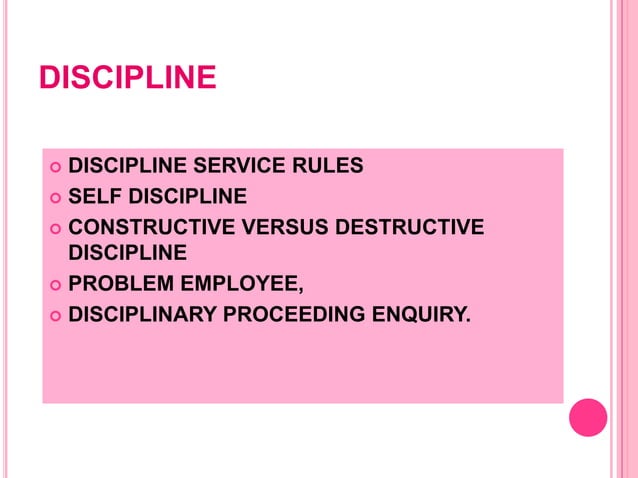 Discipline | PPTX | Soccer | Sports