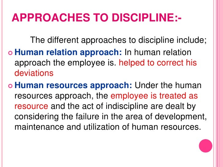 A Values Based Approach To Discipline >> Discipline A Values Based Approach To Discipline >> Discipline