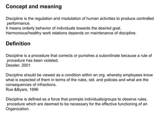 Discipline | PPT