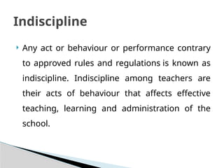 Discipline education ppt for students.... | PPTX