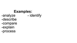 Specific Terminology Examples Understanding Vocabulary Categories: General, Academic, and Discipline ...