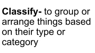 Specific Terminology Examples Understanding Vocabulary Categories: General, Academic, and Discipline ...
