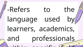 DISCIPLINE-SPECIFIC VOCABULARY [Autosaved].pptx