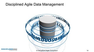 Disciplined  Agile  Data  Management
©  Disciplined  Agile  Consortium   14
 