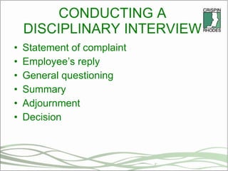 Discipline Discipline Discipline March 2010 | PPT