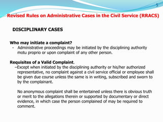 Discipline and Grievance in the Phil.Public Service | PPTX