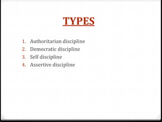 Types Of Discipline Disciplines | PPTX