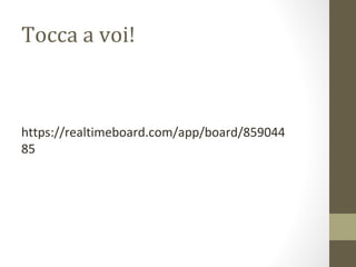 Tocca a voi!
https://realtimeboard.com/app/board/859044
85
 