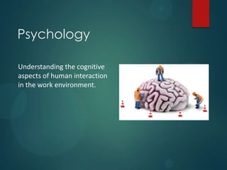 Disciplines of ergonomics | PPTX