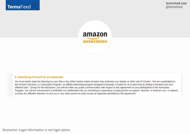 Disclosures for Affiliate Links
