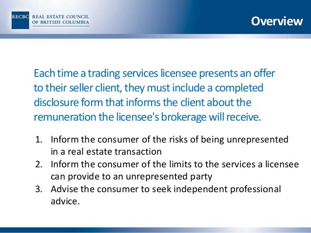 Disclosure To Seller Of Expected Remuneration A Guide For Licenses