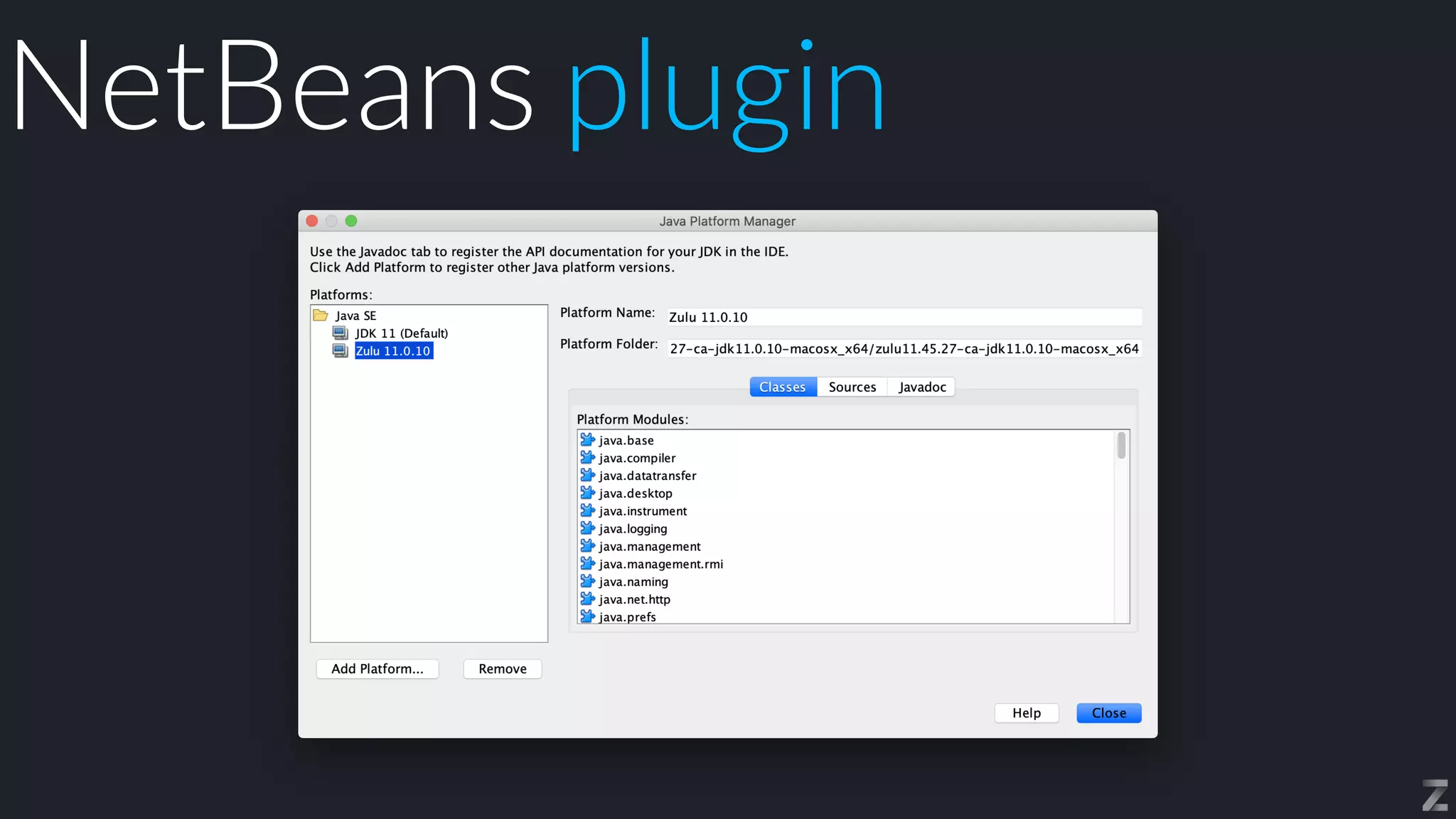 NetBeans plugin
 