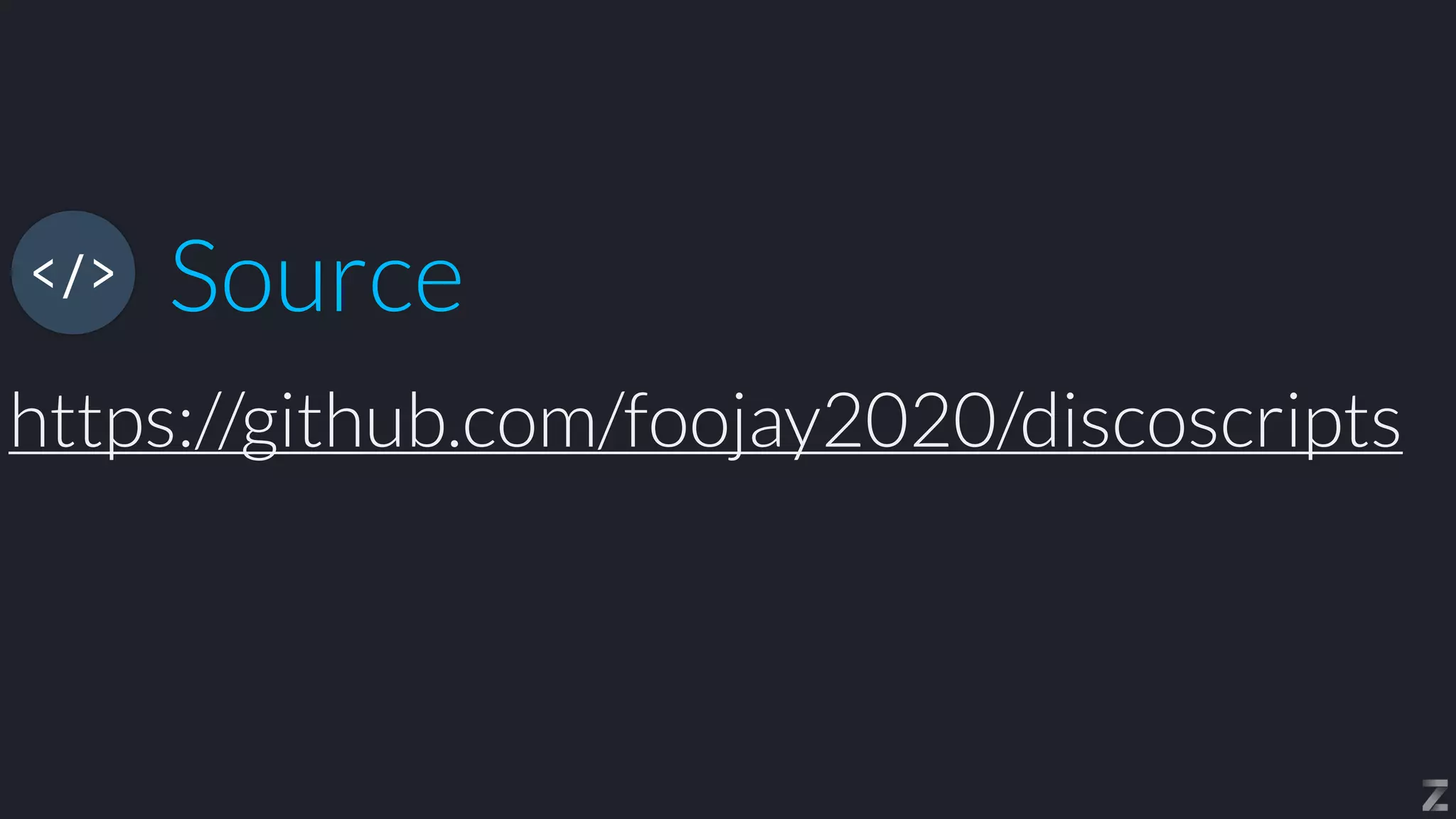 Source
https://github.com/foojay2020/discoscripts
</>
 
