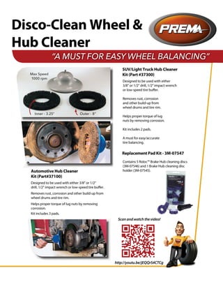 Disco Clean Wheel And Hub Cleaner