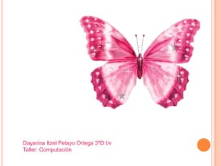 Dayanira Itzel Pelayo Ortega 3ºD t/v
Taller: Computación
 