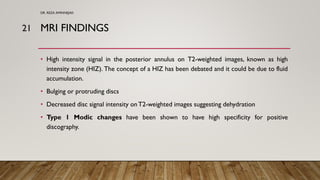 Diagnostic & Therapeutic Updates of Discogenic Low Back Pain | PDF