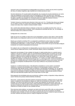 Disco maestro y esclavo