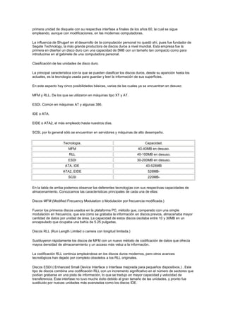 Disco maestro y esclavo