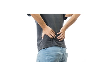 Discomfort due to back pains