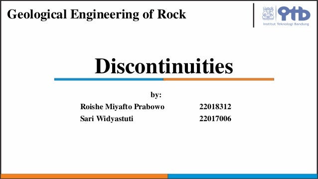 Geologi Teknik Batuan Pengukuran Bidang Discontinuity Di Lapangan