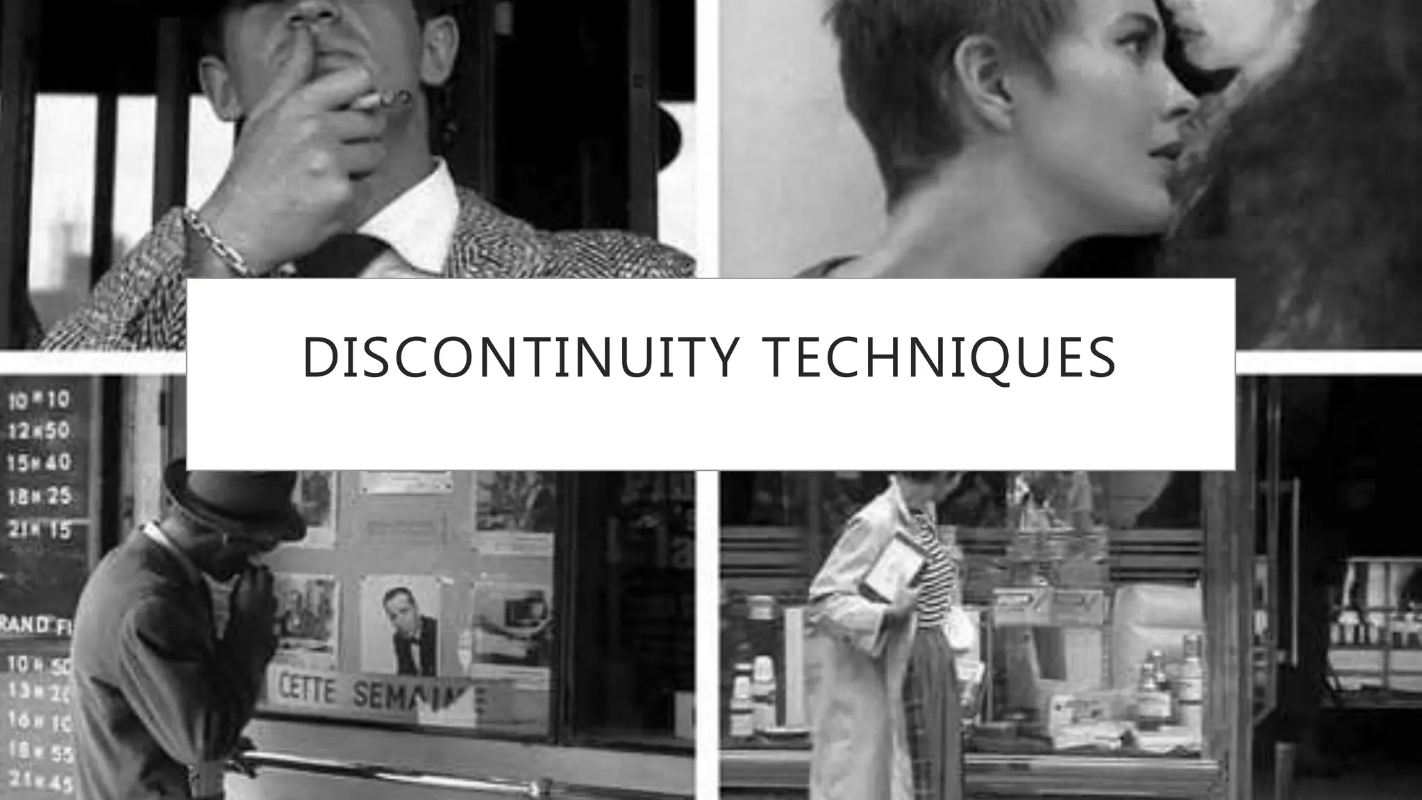 Discontinuity editing PPT