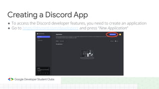 Discord Bot Workshop Slides | PDF | Web Development | Internet