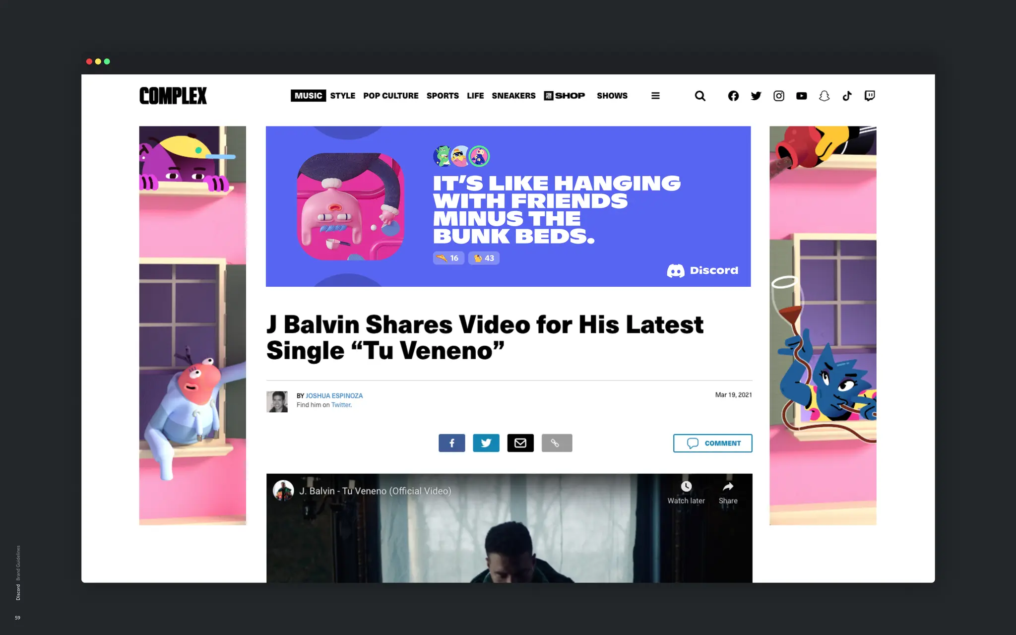 Discord
59
16 43
it’s like hanging
with friends
minus the  
bunk beds.
 