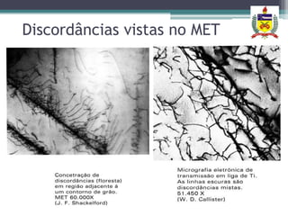 Discordâncias vistas no MET
 