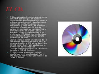Discos Opticos Cvop | PPTX