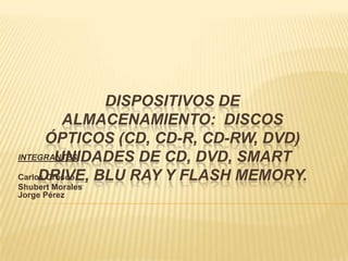 Discos Opticos Cvop Shubert | PPTX