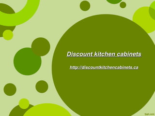 Discount kitchen cabinets
http://discountkitchencabinets.ca

 