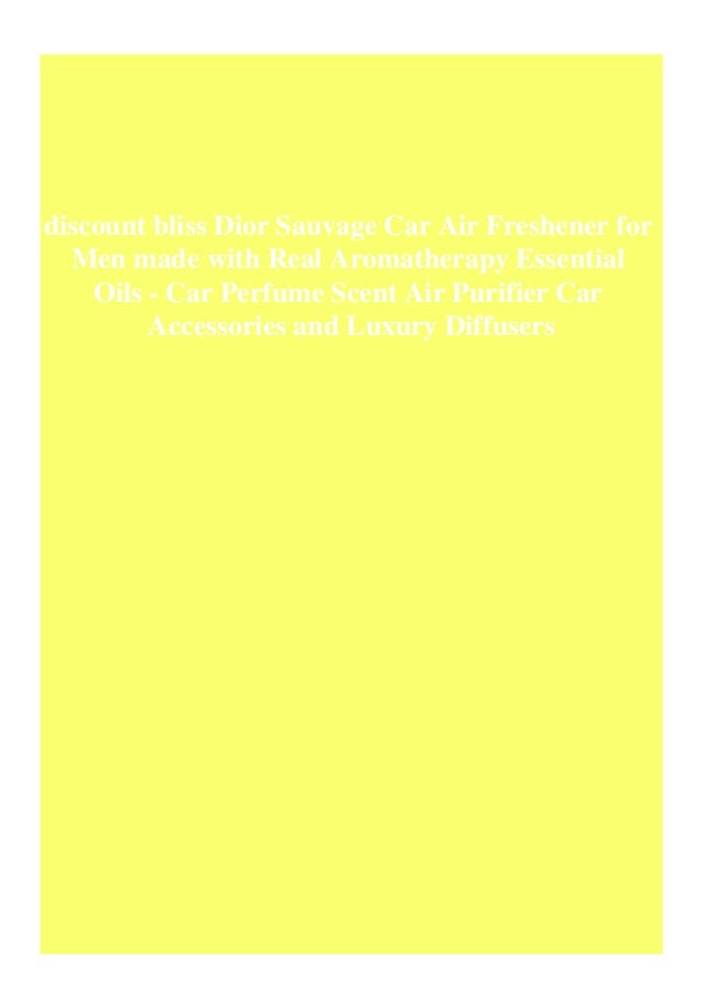 sauvage discount