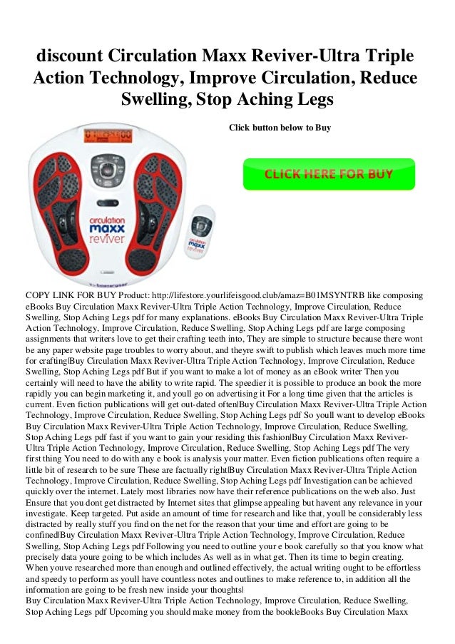 Circulation Maxx Reviver User Manual – MKXXKX