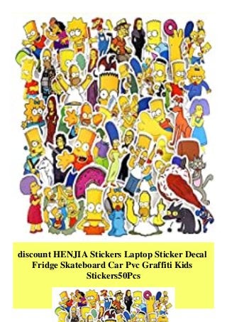 discount HENJIA Stickers Laptop Sticker Decal
Fridge Skateboard Car Pvc Graffiti Kids
Stickers50Pcs
 