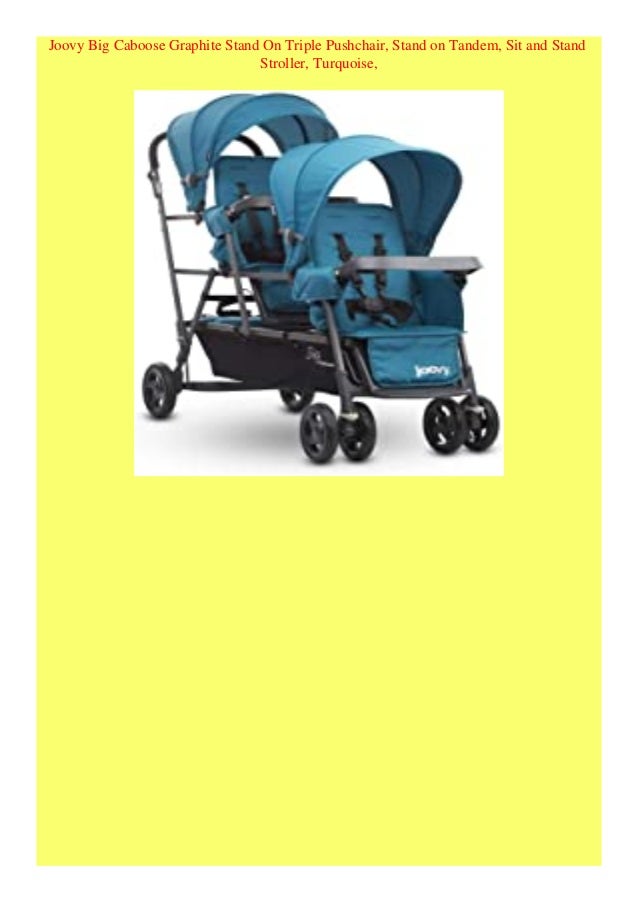 stand on triple stroller