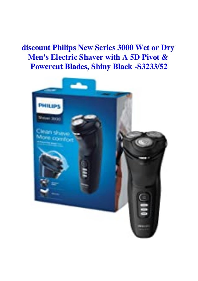 philips series 3000 wet & dry