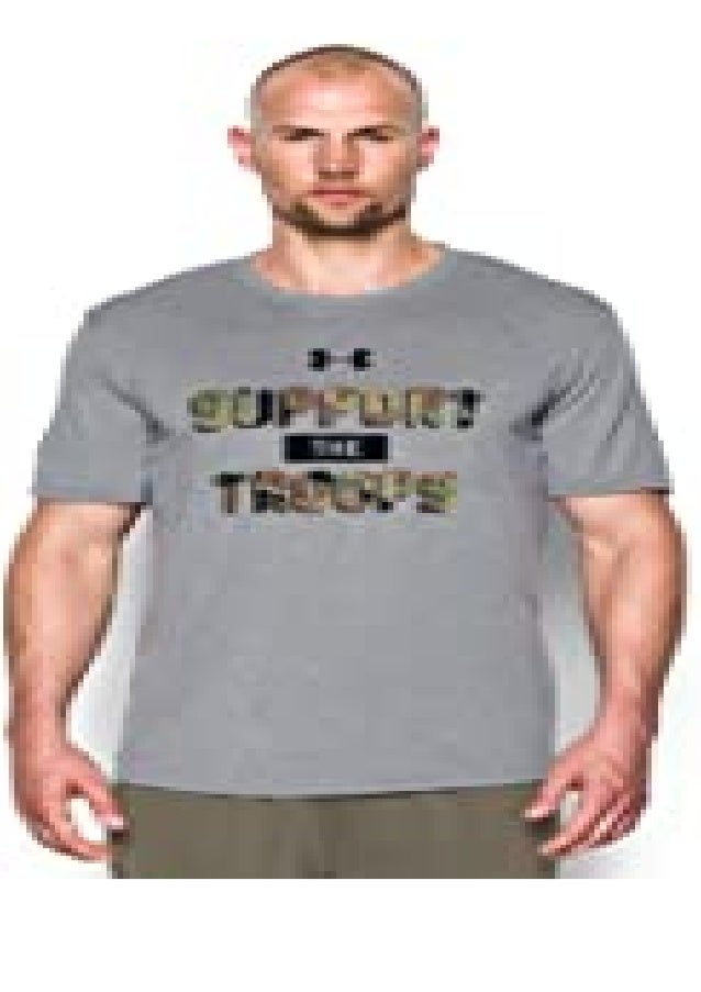 under armour support the troops