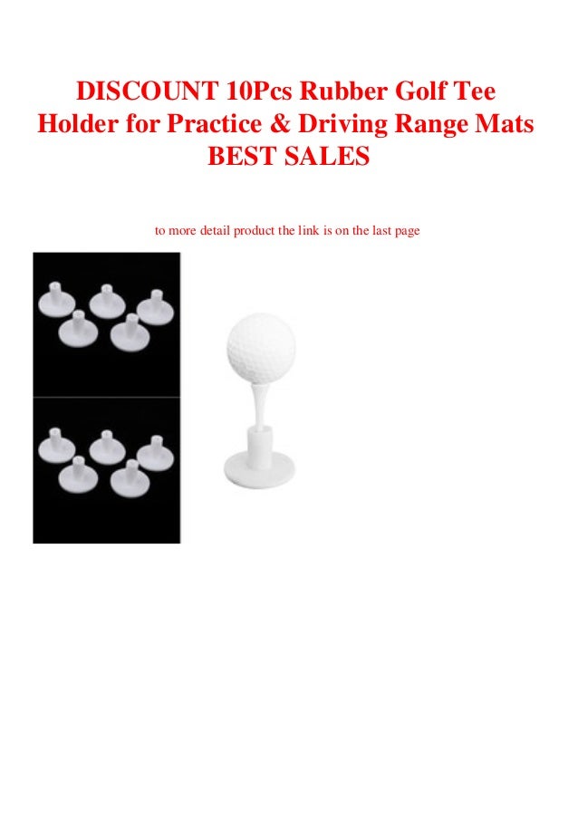 Discount 10pcs Rubber Golf Tee Holder For Practice Driving Range Ma