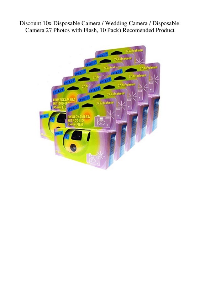 Discount 10x Disposable Camera Wedding Camera Disposable Camera 27